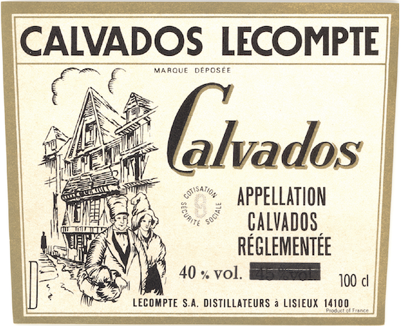 2015 : CALVADOS LECOMPTE POIRES ET POMMES AU DIAPASON